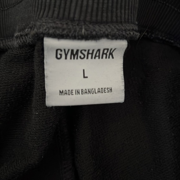 Gymshark Black Sweatpants Tapered Fit Elastic Cuffs - Picture 4 of 4